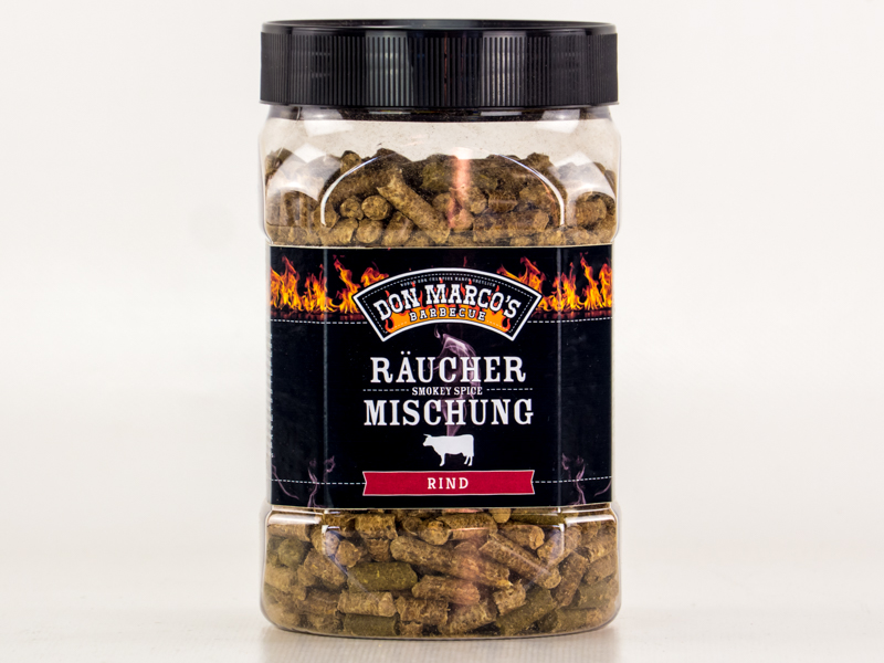 Smokey Spice Rind - Räucherpellet Mischung - 450g Dose