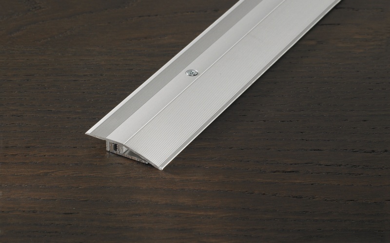Designfloor S Anpassungsprofil 0 - 9 mm eloxiert Silber | 100 cm